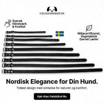 Alac Håndlavet Læder halsbånd - Sort by Alac