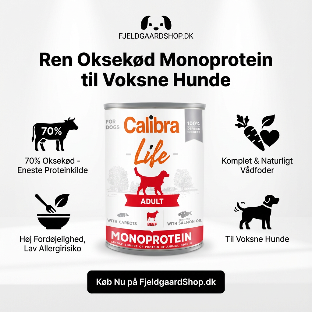 Calibra Dog Adult Monoprotein Oksekød med Gulerødder 400 gr.