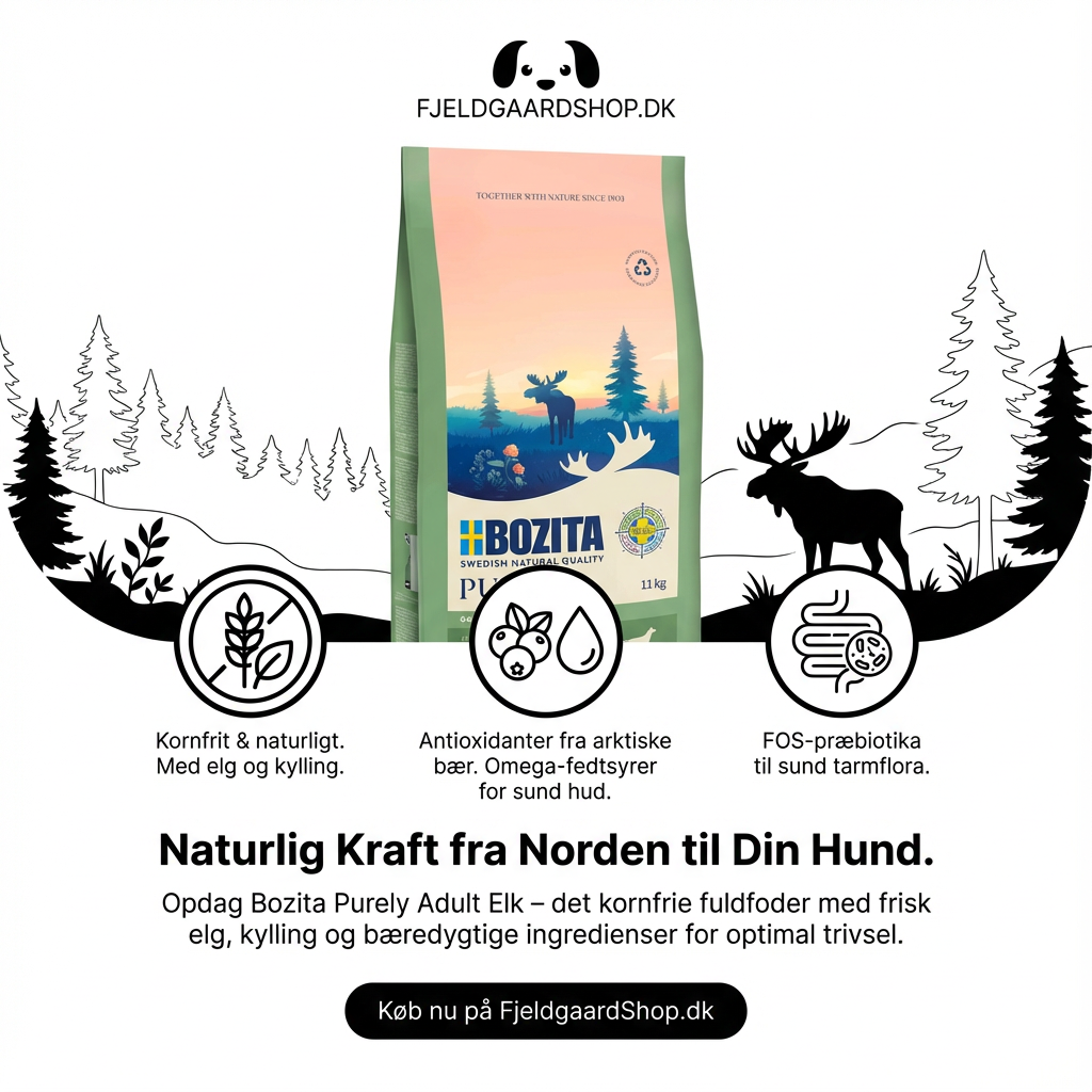 Bozita Elk Hundefoder - Kornfrit & Naturligt med Elg