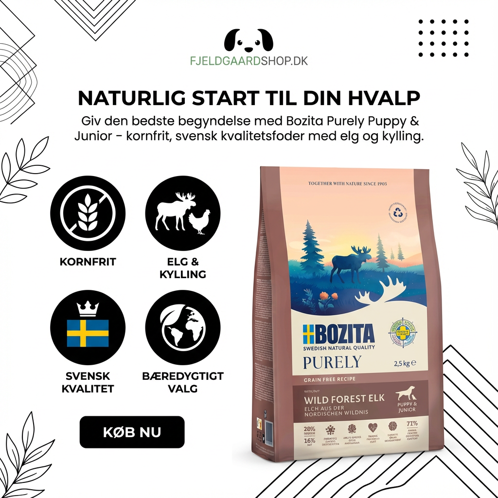 Bozita Purely Puppy & Junior Elg – Kornfri