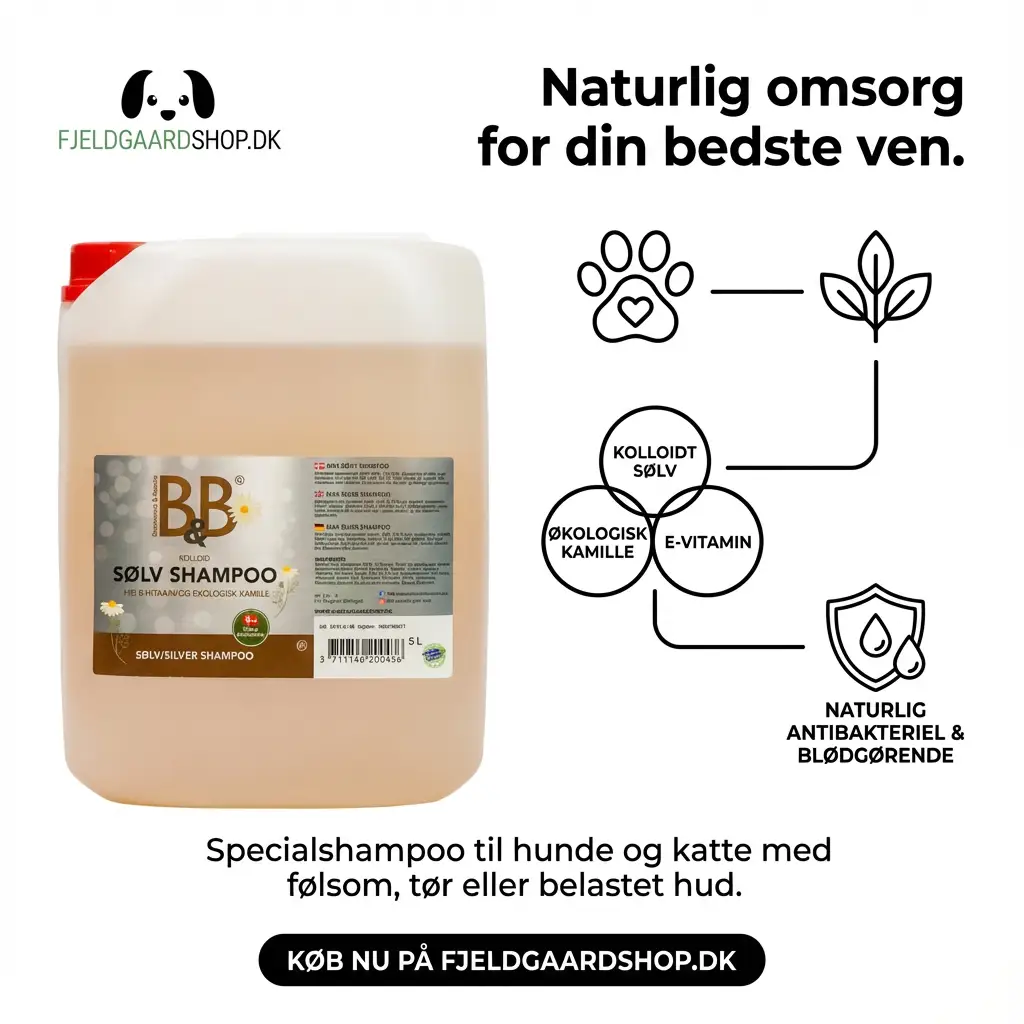 B&B Økologisk Sølvshampoo by B&B