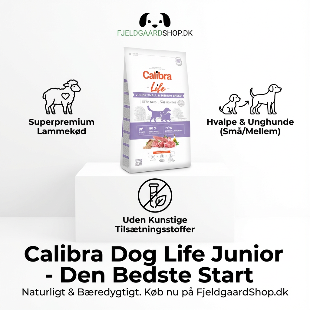 Calibra Dog Life Junior Small&Medium Breed Lamb 2,5 kg.