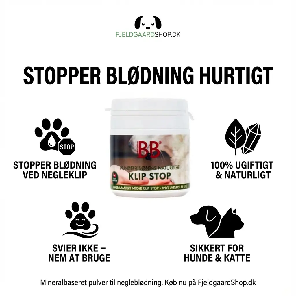 B&B Mineralbaseret Negle Klip Stop 20 gr. by B&B