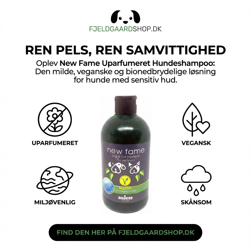 New Fame Uparfumeret Hundeshampoo 500 ml. Vegansk by New Fame