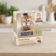 Bozita Kat med kylling og kalkun i sauce 370 gr.