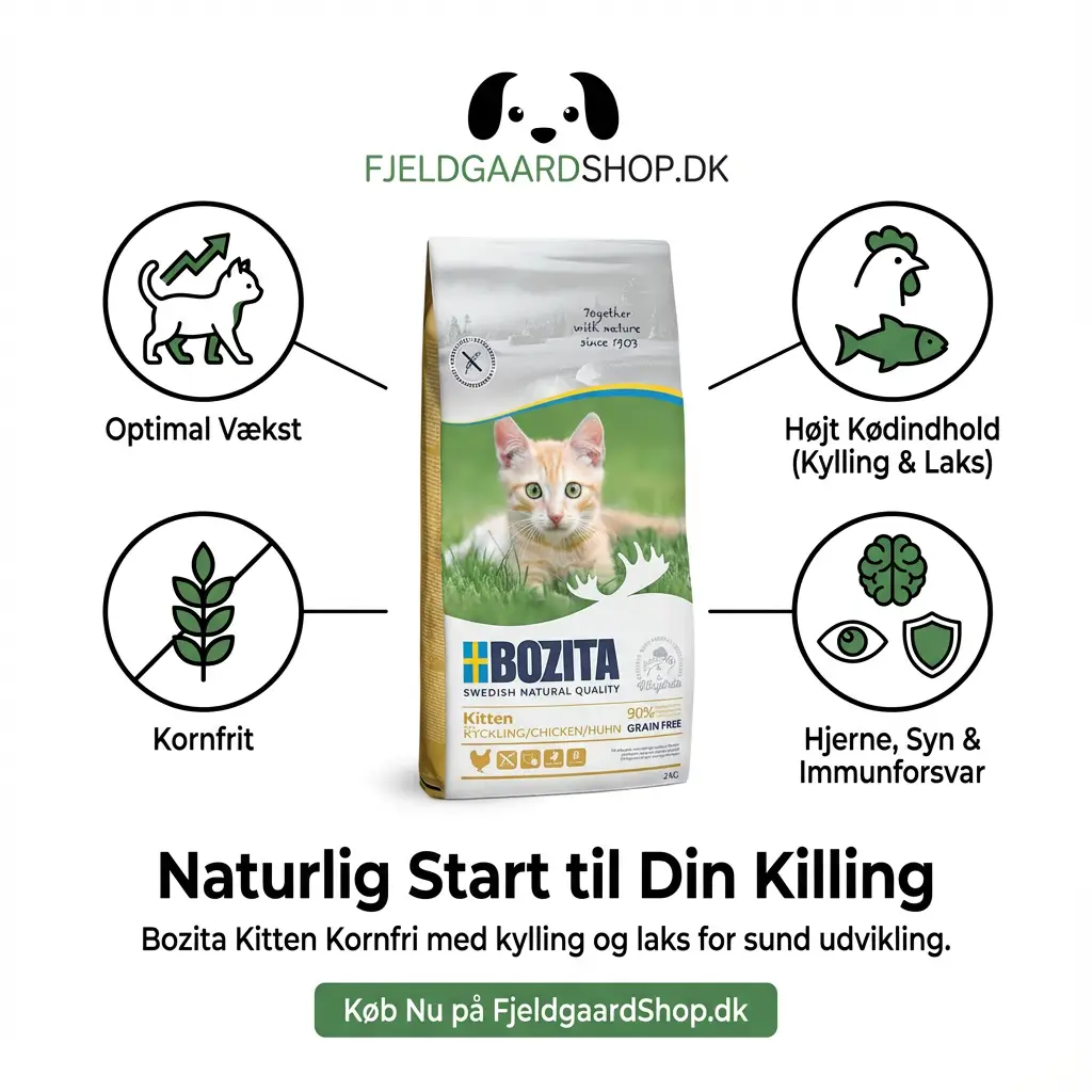 Bozita Kitten Kornfri kattemad med Kylling by Bozita