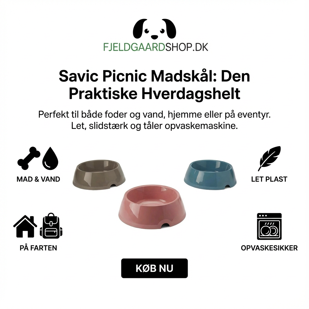 Savic Picnic - Let Plastskål til Hund & Kat
