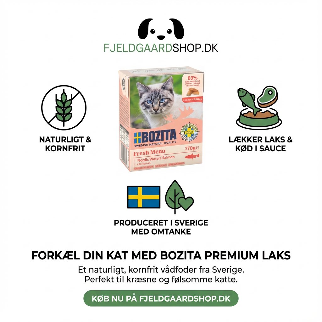 Bozita Kat med laks i sauce 370 gr. Kornfri