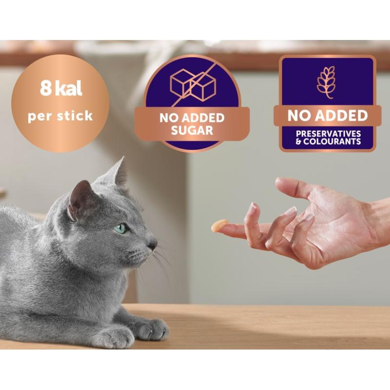 Beroligende kattegodbid – Feliway Happy Snack Kylling 6 stk. - FjeldgaardShop.dk Kattegodbidder Feliway