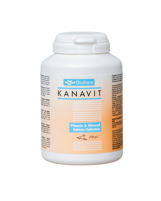 Diafarm Kanavit vitaminer og mineraler 250 stk.