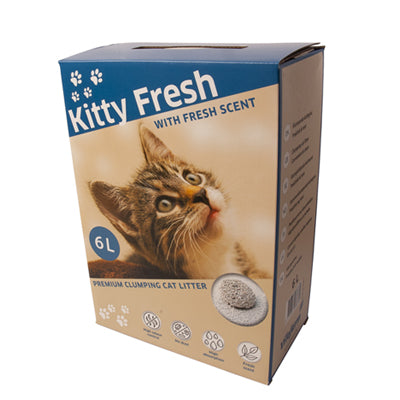 Kattsand Premium Compact - Kitty Fresh - Tvål - 6 liter