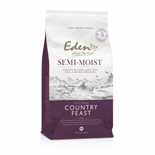 EDEN Country Feast Semi Moist 2 kg – Kornfrit luksusfoder med 60 % kød