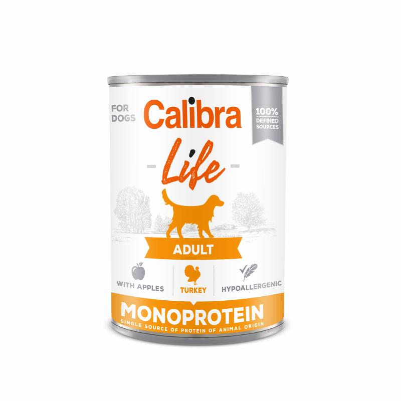 Calibra Dog Adult Monoprotein Kalkun med Æble 400 gr. - FjeldgaardShop.dk