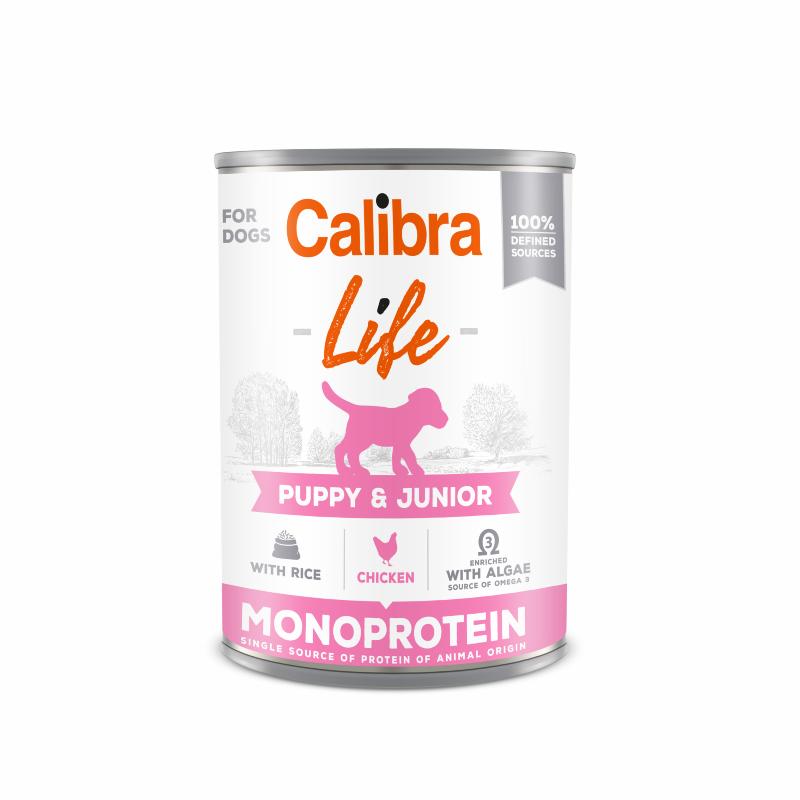 Calibra Dog Puppy&Junior med Kylling & ris 400 gr. by Calibra