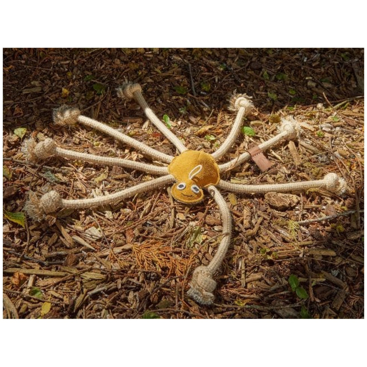 Hundelegetøj - Green & Wild's Lily Longlegs - FjeldgaardShop.dk Bæredygtigt hundelegetøj Green & Wilds