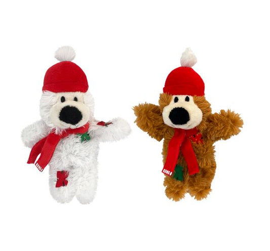 KONG Cat Holiday Softies Bear  -Assorteret farve