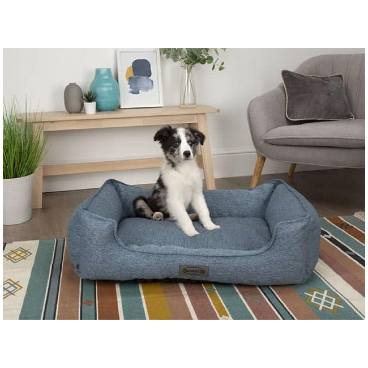 Hundeseng - Scruffs Manhattan – Denim Blå 50x40 cm. - FjeldgaardShop.dk Hundesenge Scruffs