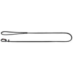 Waudog Soft Rundsyet Læder Udstillingsline – Sort (135 cm / 6 mm) by Wauwdog
