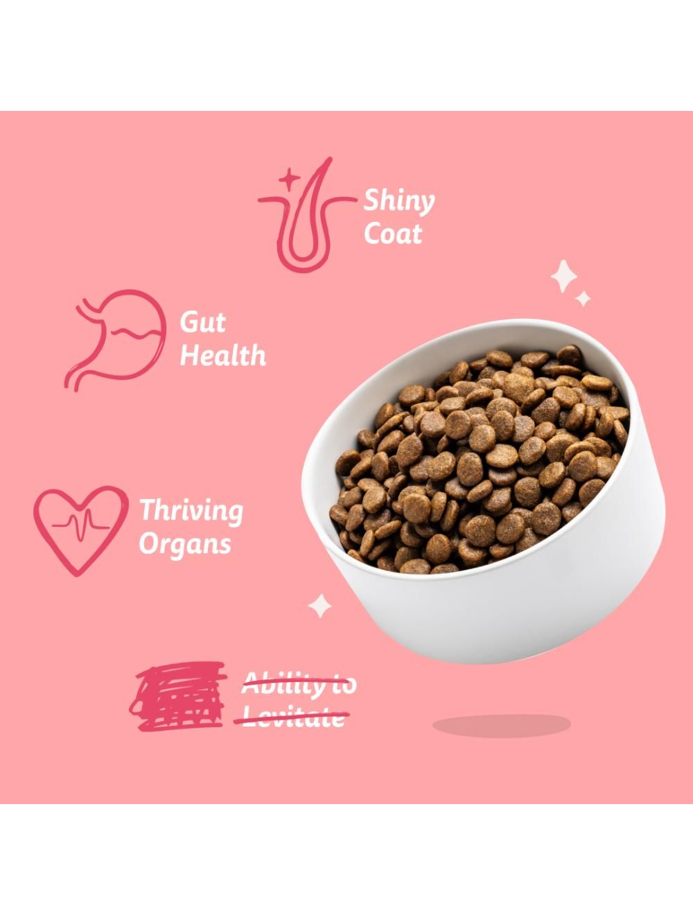 EDGARD & COOPER Free-Range Økologisk Okse & Kylling 2,5 kg.