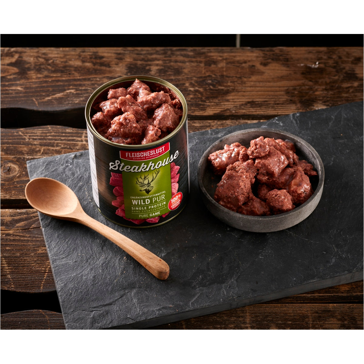 Vådfoder - Steakhouse Pure Vildt 800 g – Singleprotein til hund og kat