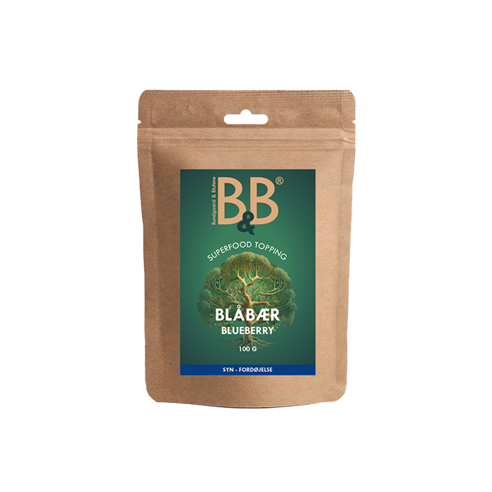 B&B Økologisk Blåbær pulver 100 gr. by B&B