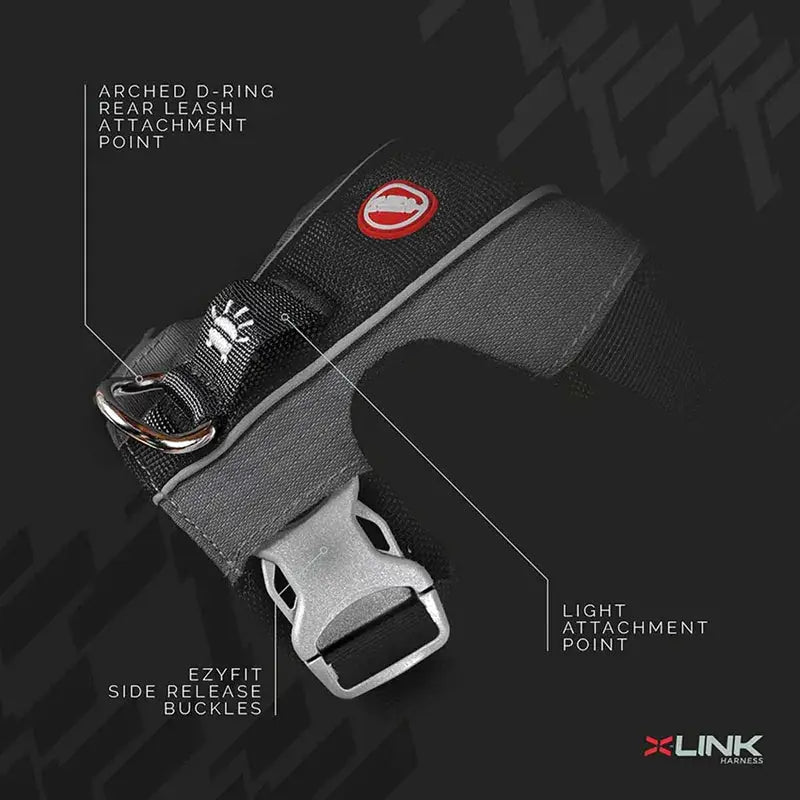 EzyDog X-Link™ Hundesele – Sort (UDGÅR) by Ezydog
