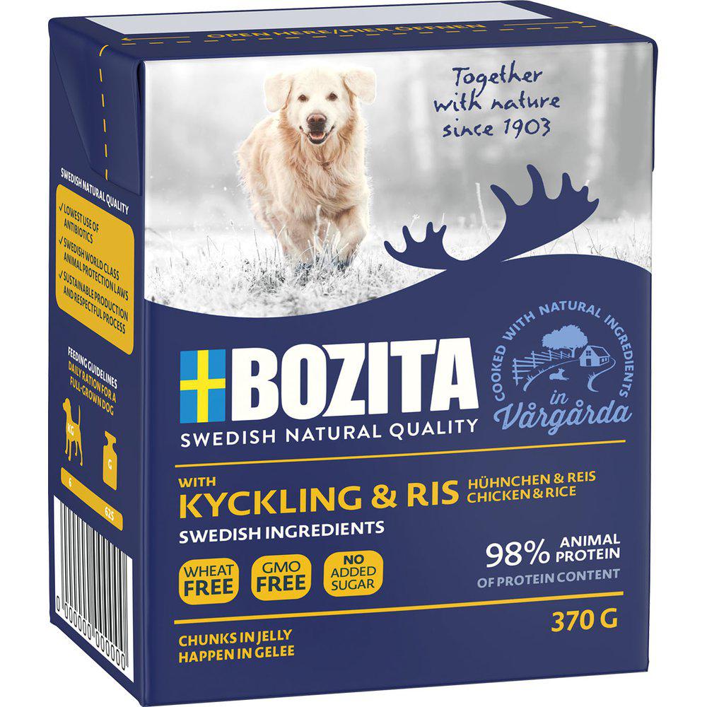 Bozita Naturals Kylling & Ris 370 gr (Gelé)