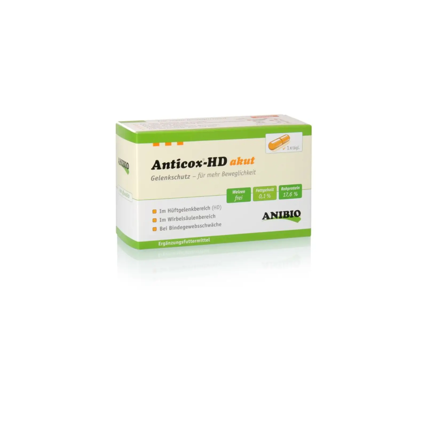 ANIBIO Anticox-HD AKUT, kapsler 50 stk. by ANIBIO