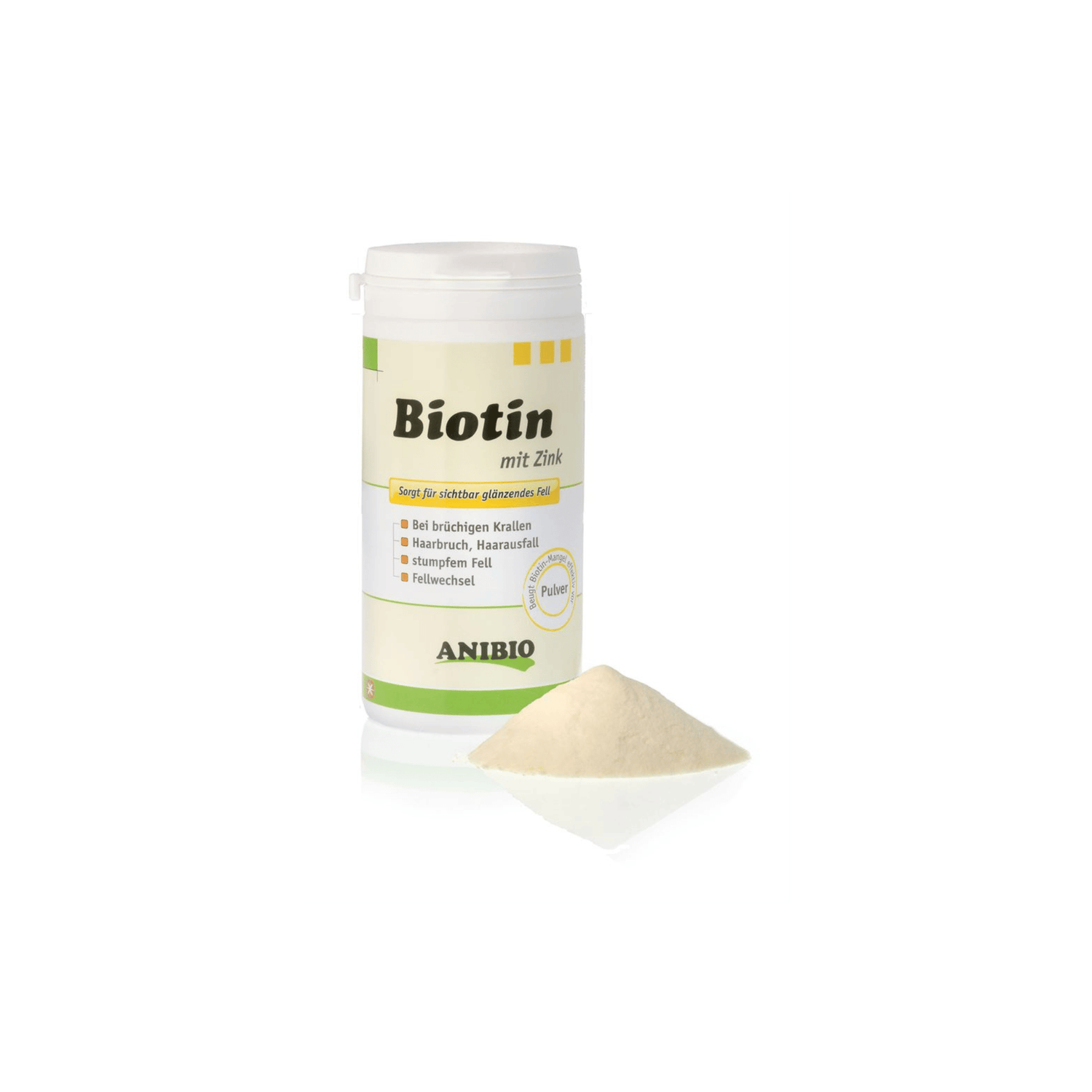 ANIBIO Biotin med zink 260 g