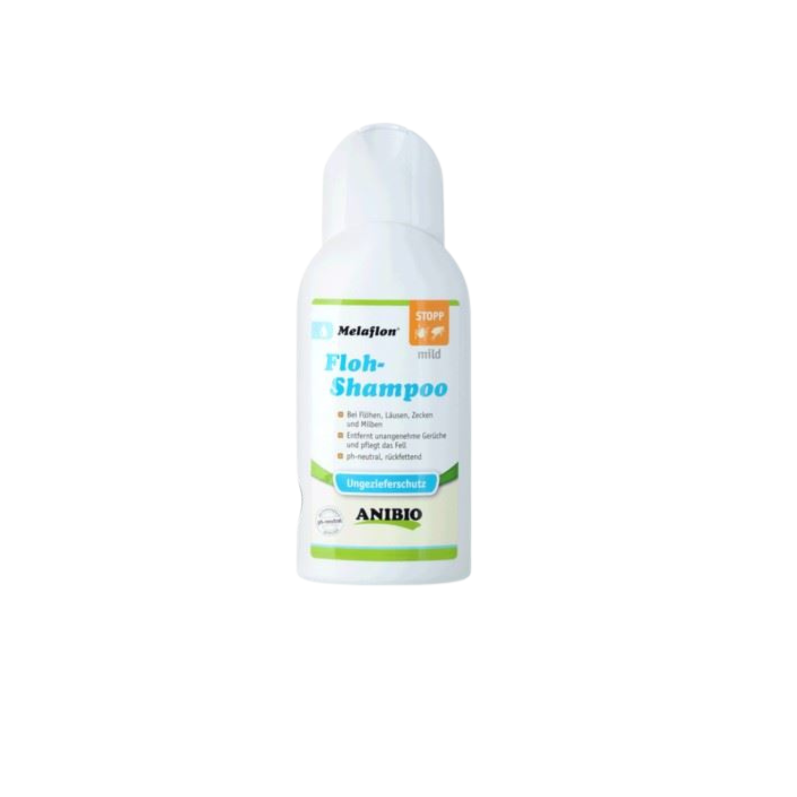 ANIBIO Melaflon Shampoo er baseret på naturlige ingredienser og udviklet til regelmæssig brug, så din hund (eller kat) kan holdes ren og velplejet uden at stresse hudens balance.