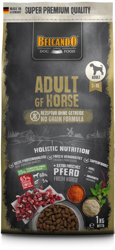 Belcando Adult GF Horse - Kornfrit hundefoder