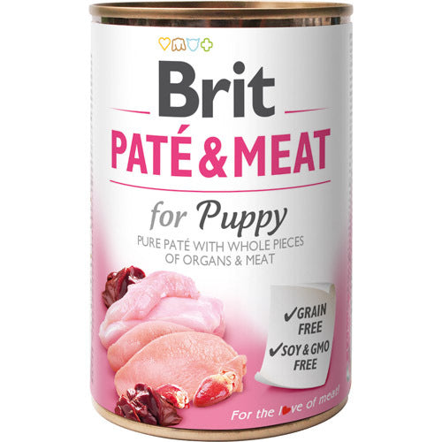 Brit Paté & Meat Puppy - 400 gr. UDGÅR