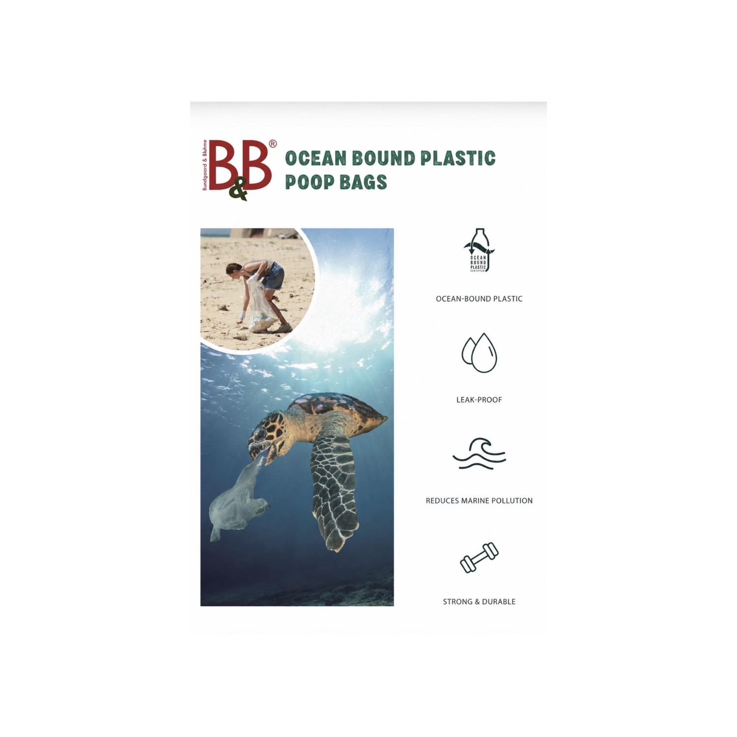 B&B Hundeposer fra Ocean-Bound Plastik