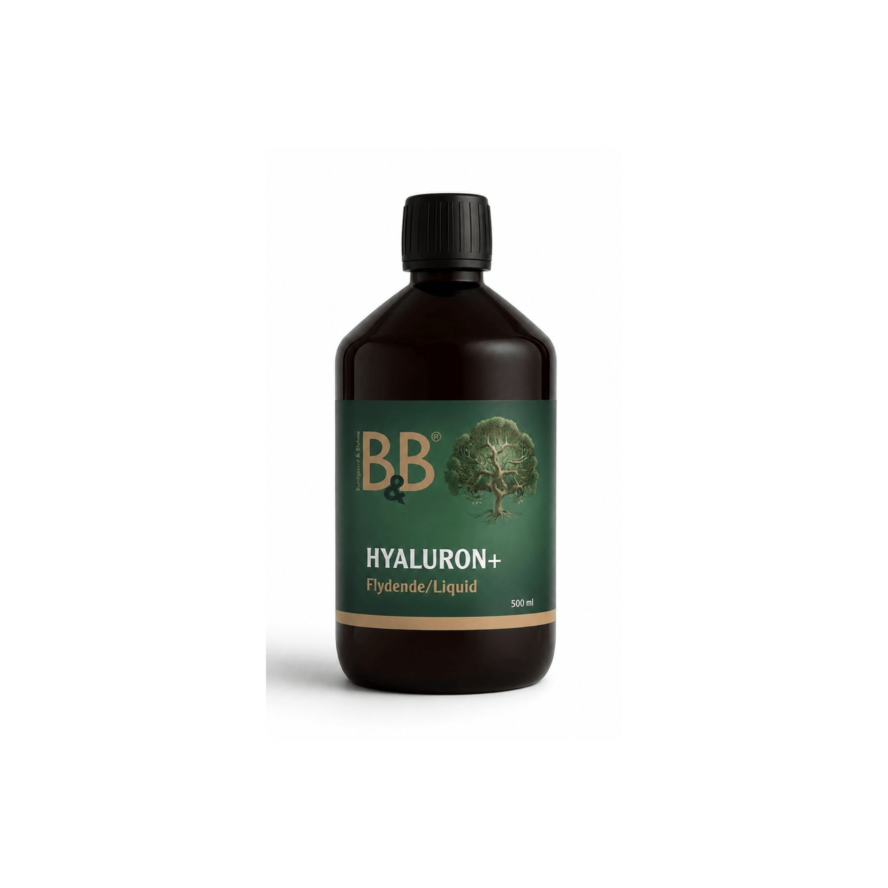 B&B Hyaluron+ flydende fodertilskud til hund med hyaluronsyre MSM og vitamin C