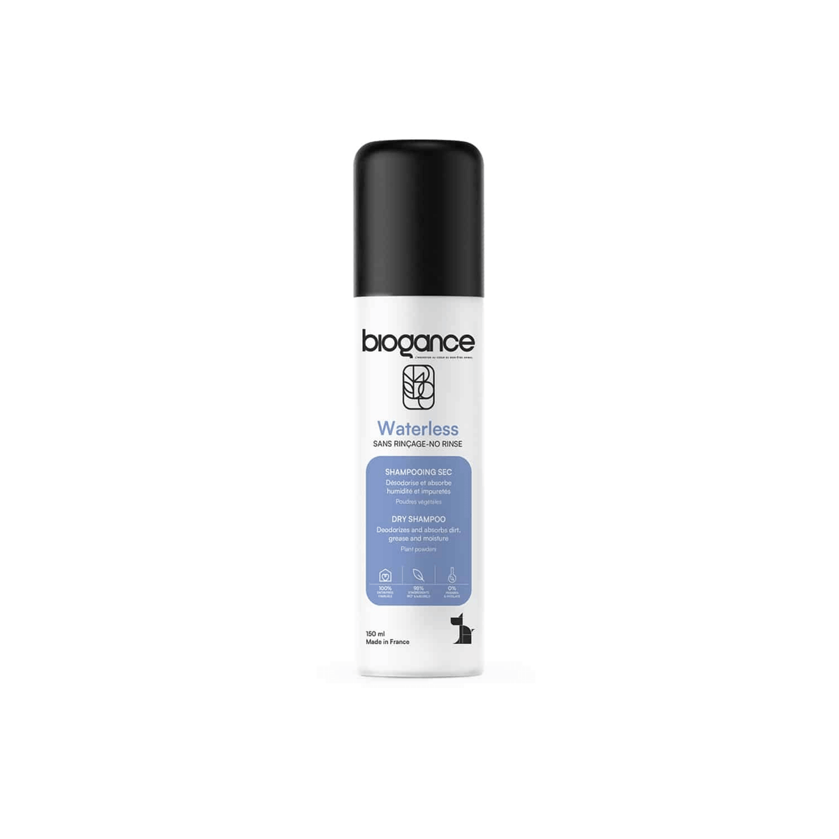 Biogance Dog Dry Shampoo Waterless 150 ml tørshampoo til hund uden vand