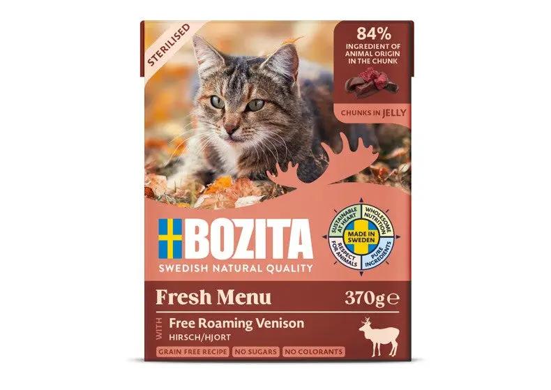 Bozita Cat Sterilised Hjort i gelé 370 gr. by Bozita
