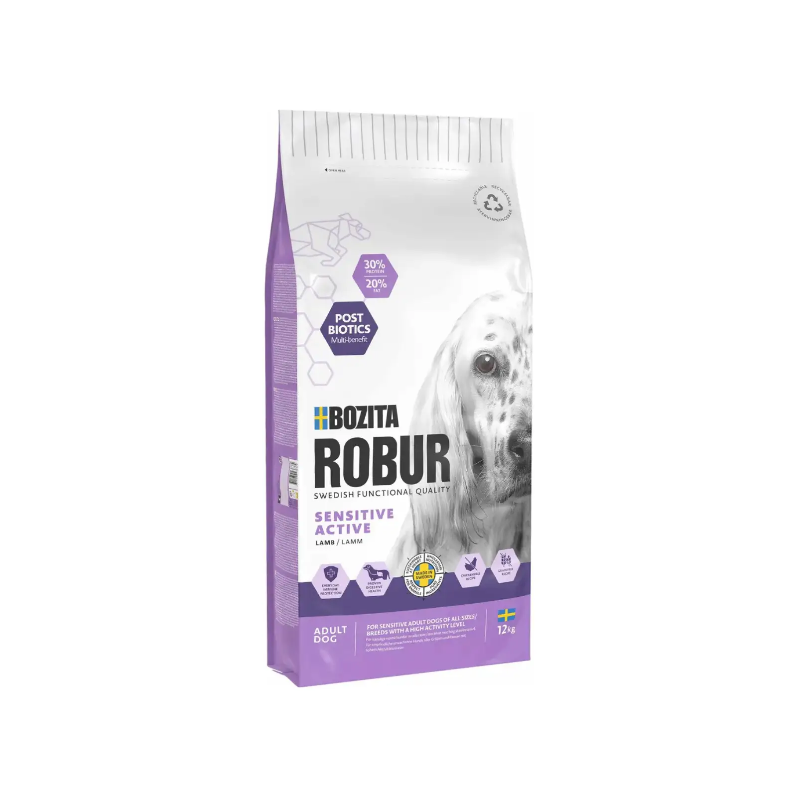 Bozita Robur Sensitive Grain Free Active by Bozita