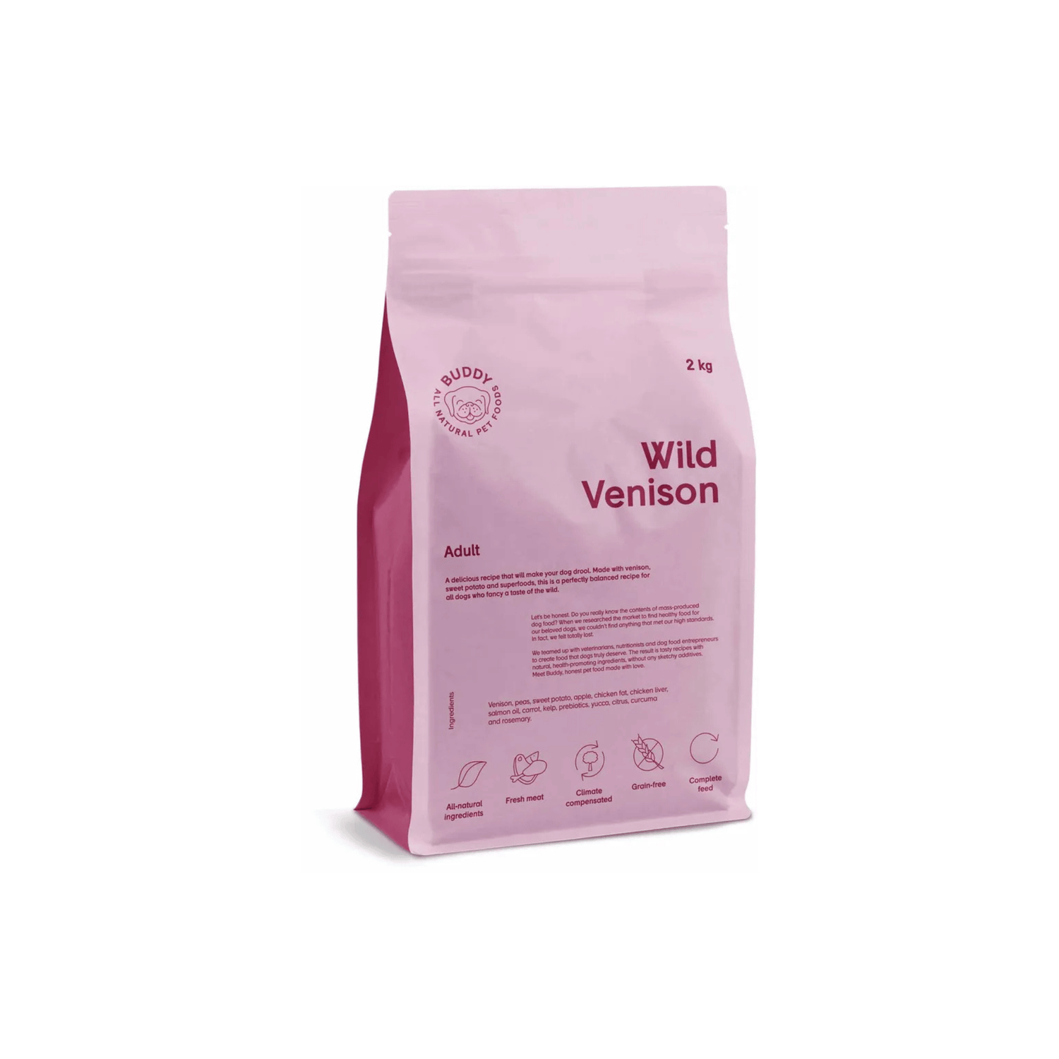 Buddy Vild Venison Hjortekød (Kornfri)