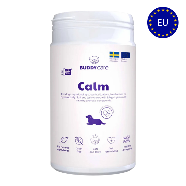 Fodertilskud - Buddycare Calm 150 gr. - FjeldgaardShop.dk Tilskudsprodukt Buddycare