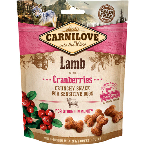 Carnilove Crunchy Snack Lamb & Cranberries - 200 gr.