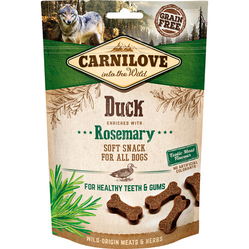 Carnilove Soft Snack Duck & Rosemary - 200 gr. (EU) Udgår