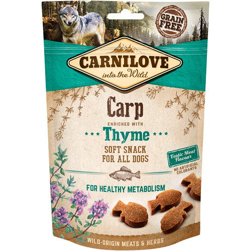 Carnilove Soft Snack Carp & Thyme - 200 gram