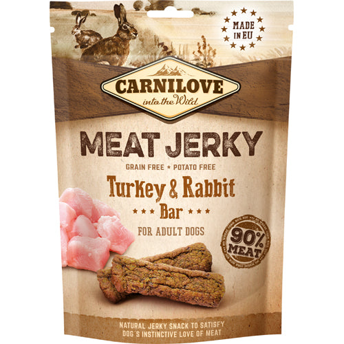 Carnilove Jerky Turkey &amp; Rabbit Bar - 100 gr.