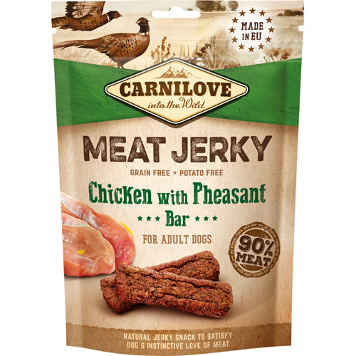 Carnilove Jerky Chicken with Pheasant Bar - 100 gr.