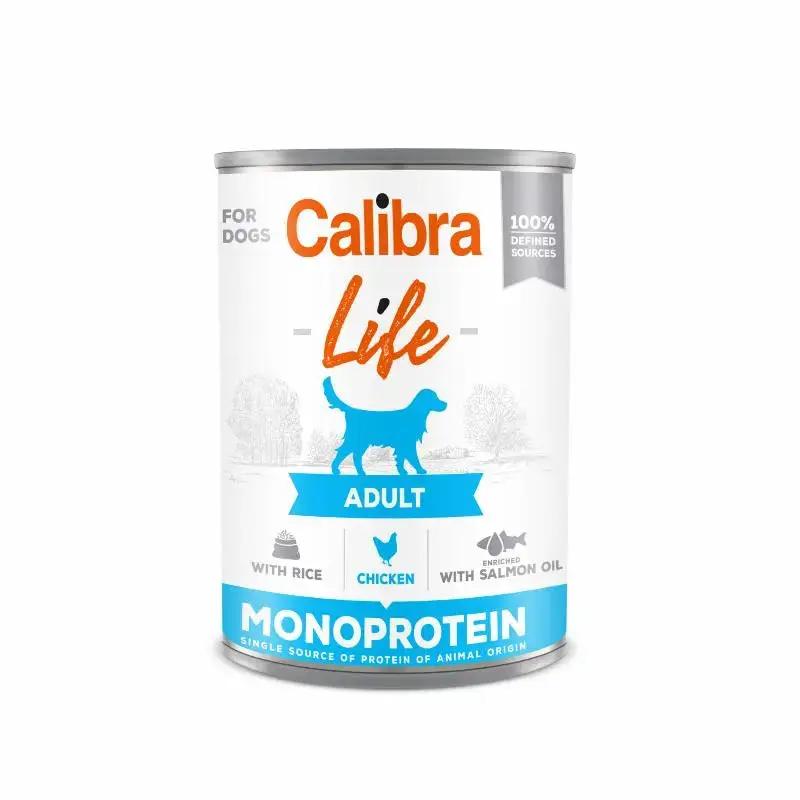 Calibra Dog Life can Adult Kylling og ris 400 gr. by Calibra