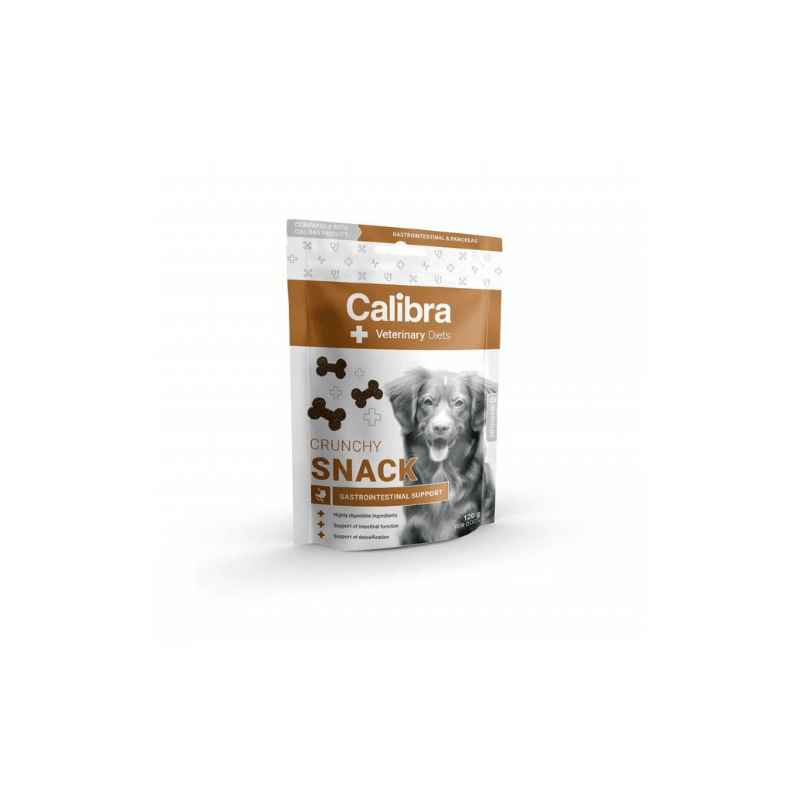 Calibra VD Dog Crunchy Snack Gastrointestinal 120 gr. - FjeldgaardShop.dk