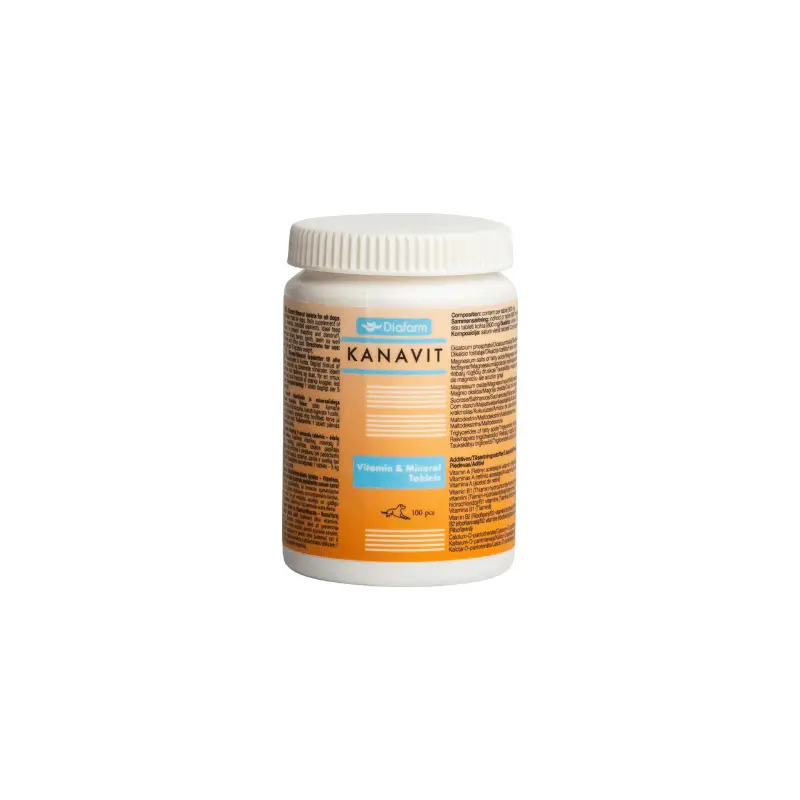 Diafarm Kanavit vitaminer og mineraler 100 stk. by Diafarm
