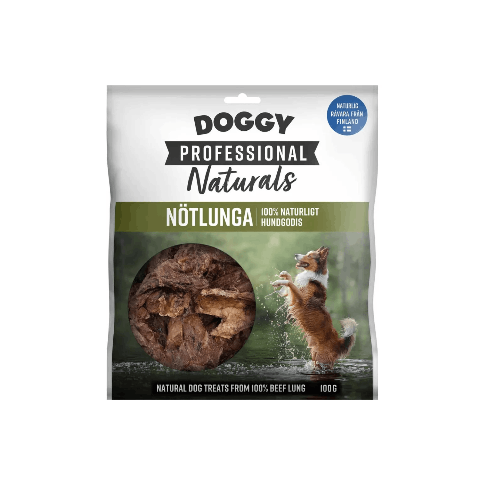Doggy Professional Naturals Okse Lunge 100 gr. - FjeldgaardShop.dk