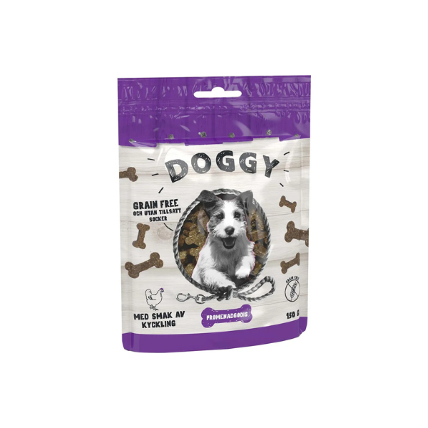Hundegodbidder - Doggy Promenadgodis 150 gr. Kornfri - FjeldgaardShop.dk Godbidder Dogman