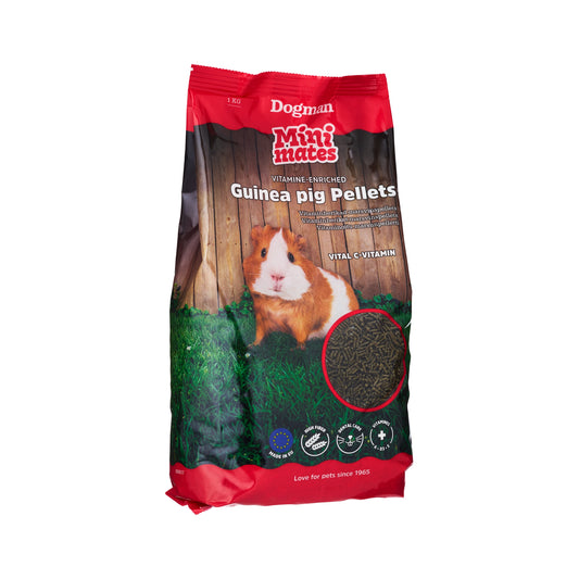 Dogman Mini mates Marsvin Pellets 1 kg.